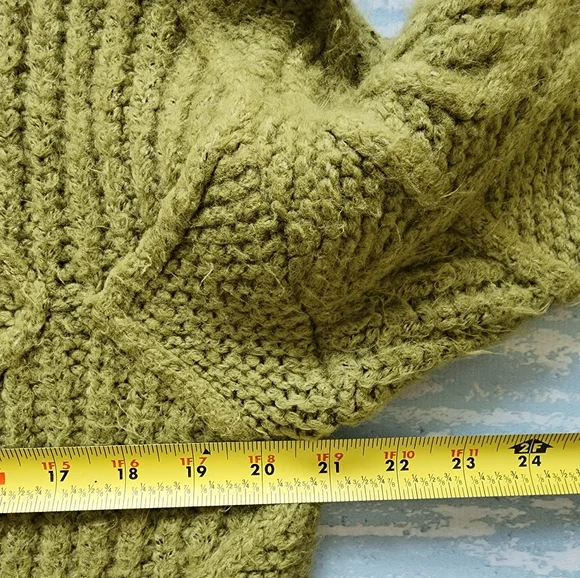 Caslon olive green turtle neck sweater - Picture 6 of 7